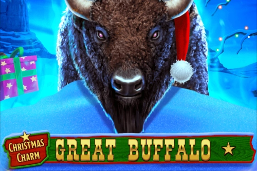 25744 great buffalo christmas charm